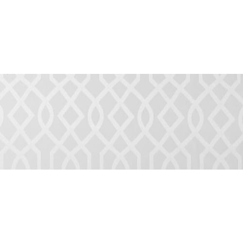Sábana Superior Cleopatra, Diseño Geométrico, Poliéster, King, 114x103, Blanco